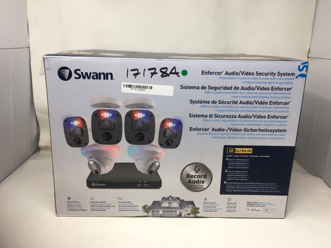 John Pye Auctions SWAN ENFORCER AUDIO/VIDEO SECURITY SYSTEM