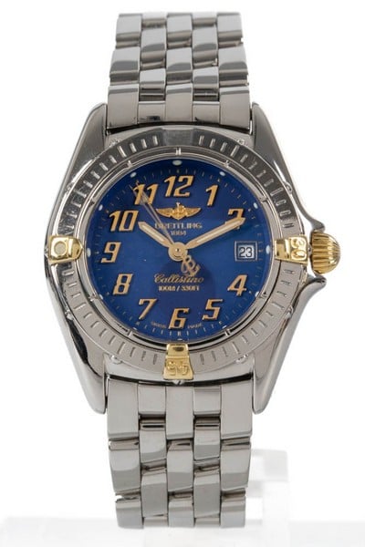 Breitling Callistino Quartz Watch. Please see full