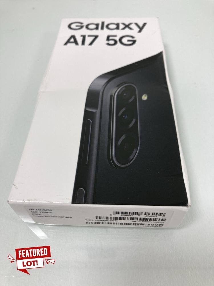 SAMSUNG GALAXY A17 5G 128GB SMARTPHONE IN BLACK: M