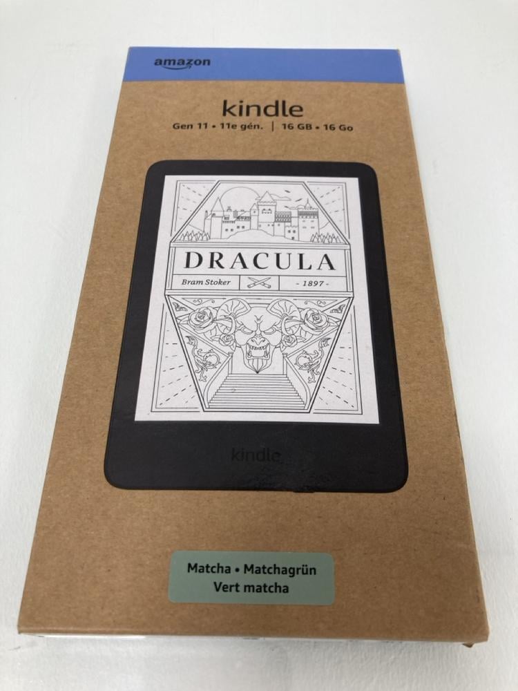 AMAZON KINDLE (11TH GEN) 16GB E READER IN MATCHA. 