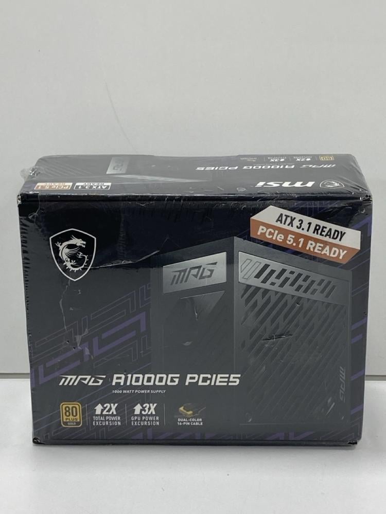 MSI MPG A1000G PCIE5 1000W PC POWER SUPPLY UNIT (O