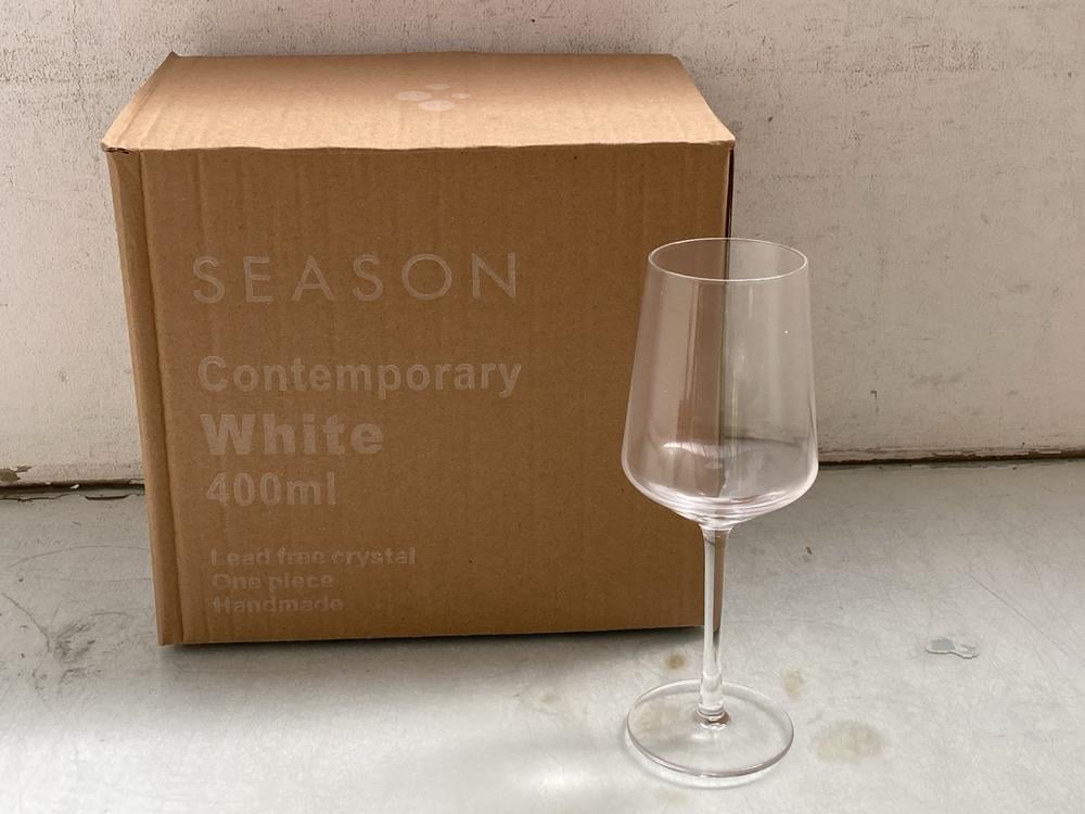 2 X BOXES OF 6 SEASON 400ML CONTEMPORARY WHITE WIN
