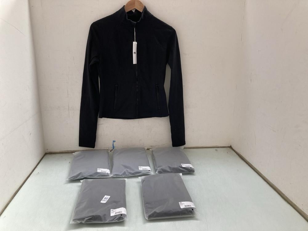 6 X MK LUX COLLECTION SCULPT ZIP JACKETS IN CHARCO