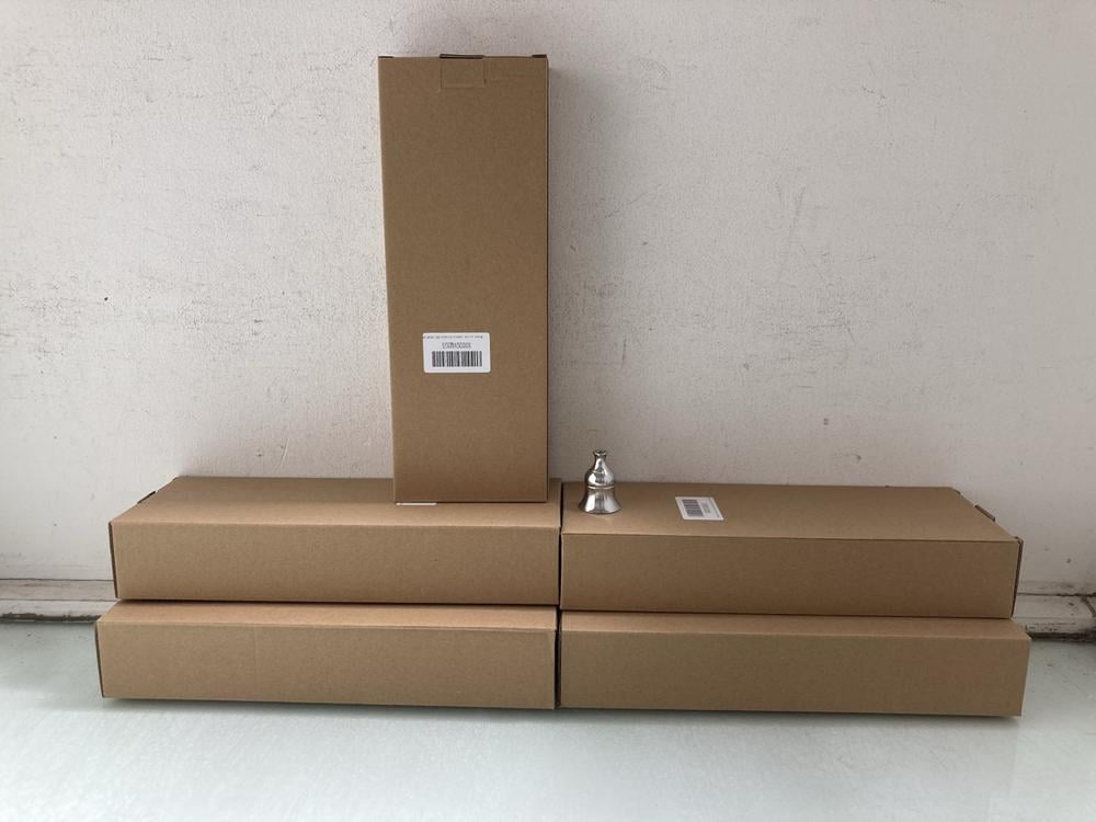 5 X BOXES OF 6 BRASS SILVER CANDLE HOLDERS: LOCATI