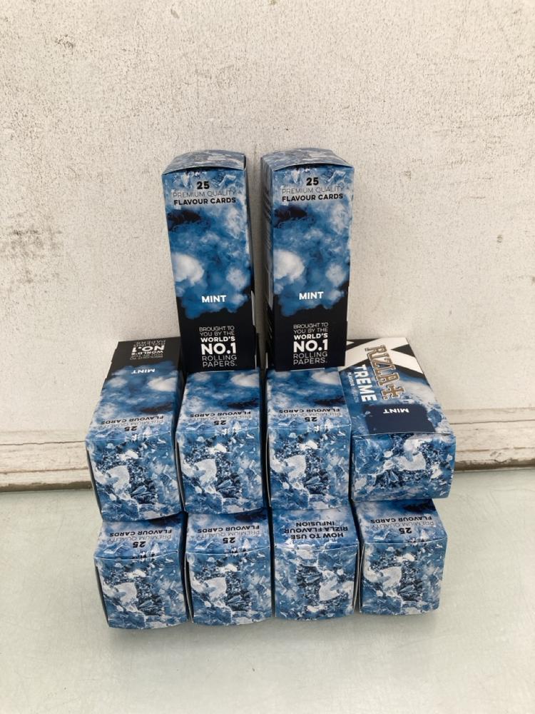 QTY OF RIZLA EXTREME MINT FLAVOUR INFUSION: LOCATI