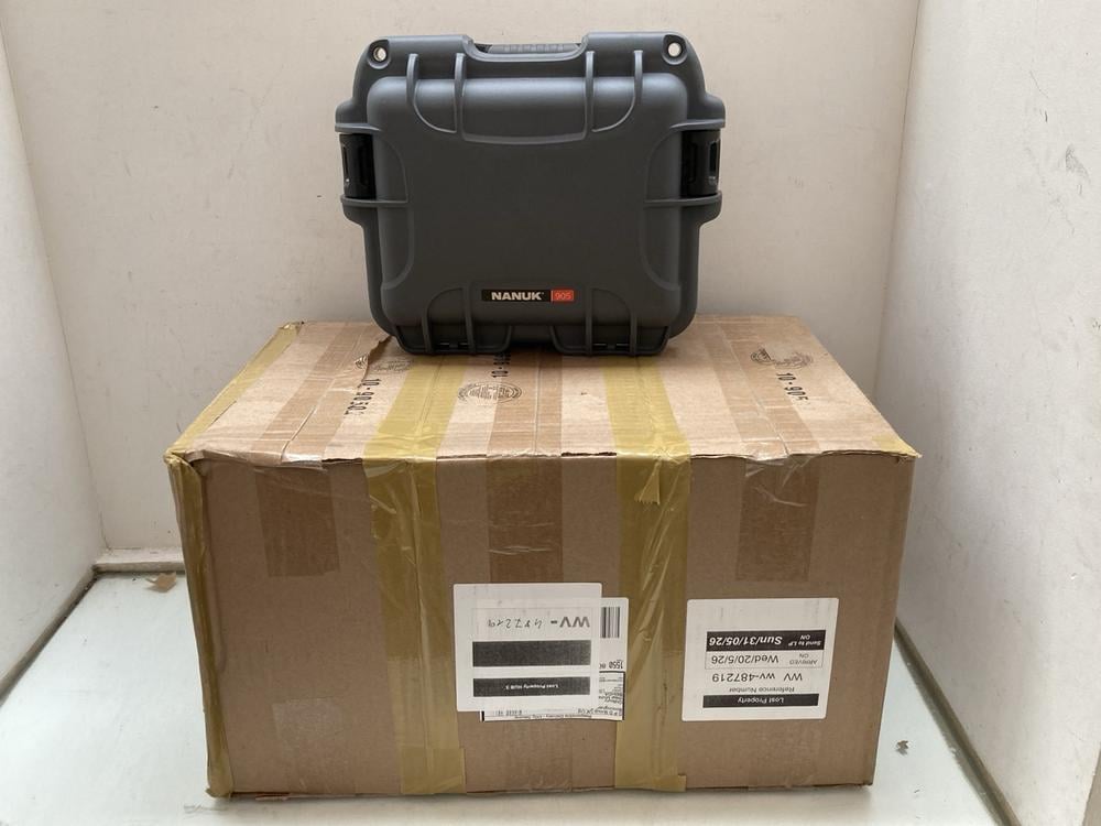 3 X NANUK 905 WATERPROOF HARD PROTECTIVE CASES IN 
