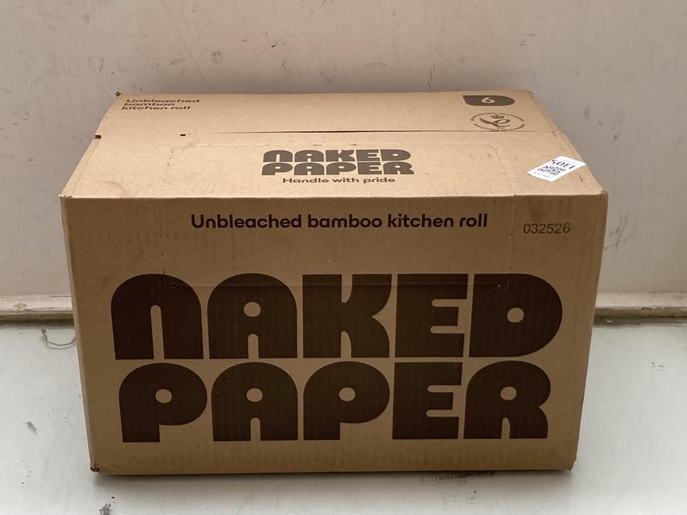QTY OF NAKED PAPER BAMBOO KITCHEN ROLL: LOCATION -