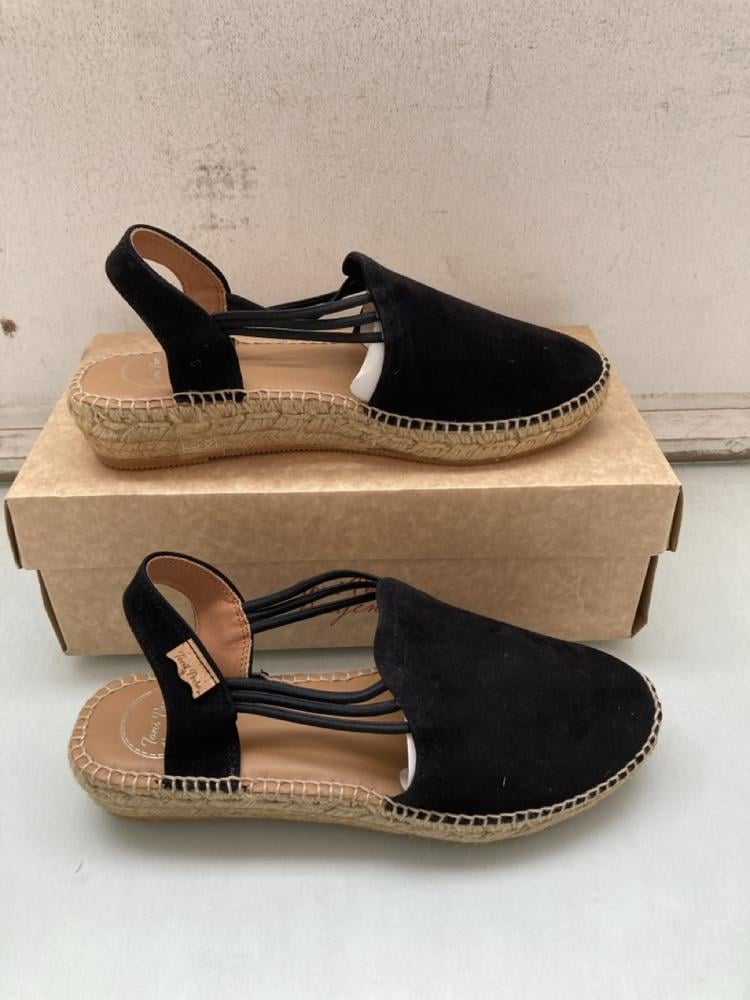 TONI PONS NURIA BLACK SHOES UK SIZE 5: LOCATION - 