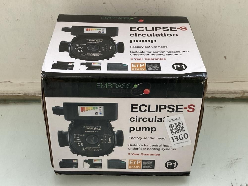 EMBRASS ECLIPSE-S CIRCULATION PUMP: LOCATION - B59