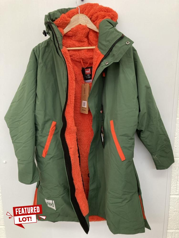 WOMENS RED LONG SLEEVE DRY WATERPROOF CHANGING ROB