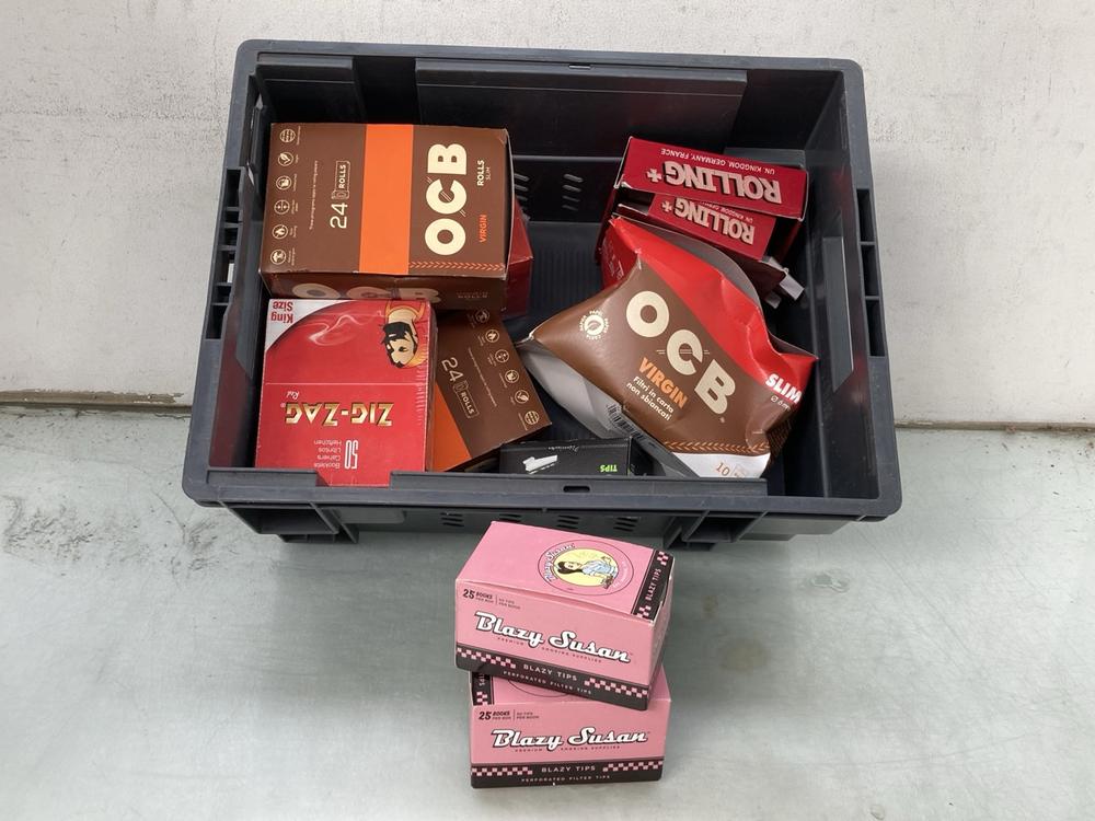 QTY OF ASSORTED ROLLING PAPERS TO INCLUDE JUICY JA