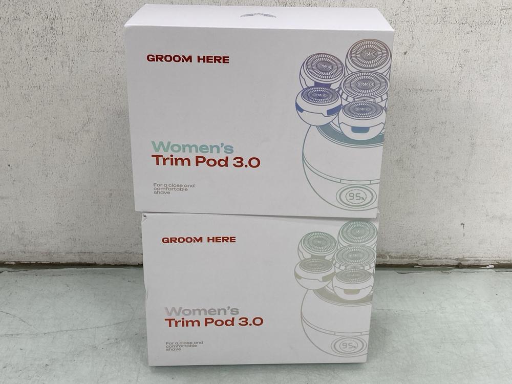 2 X WOMENS TRIM PODS 3.0 SHAVERS - COMBINED ORIGIN
