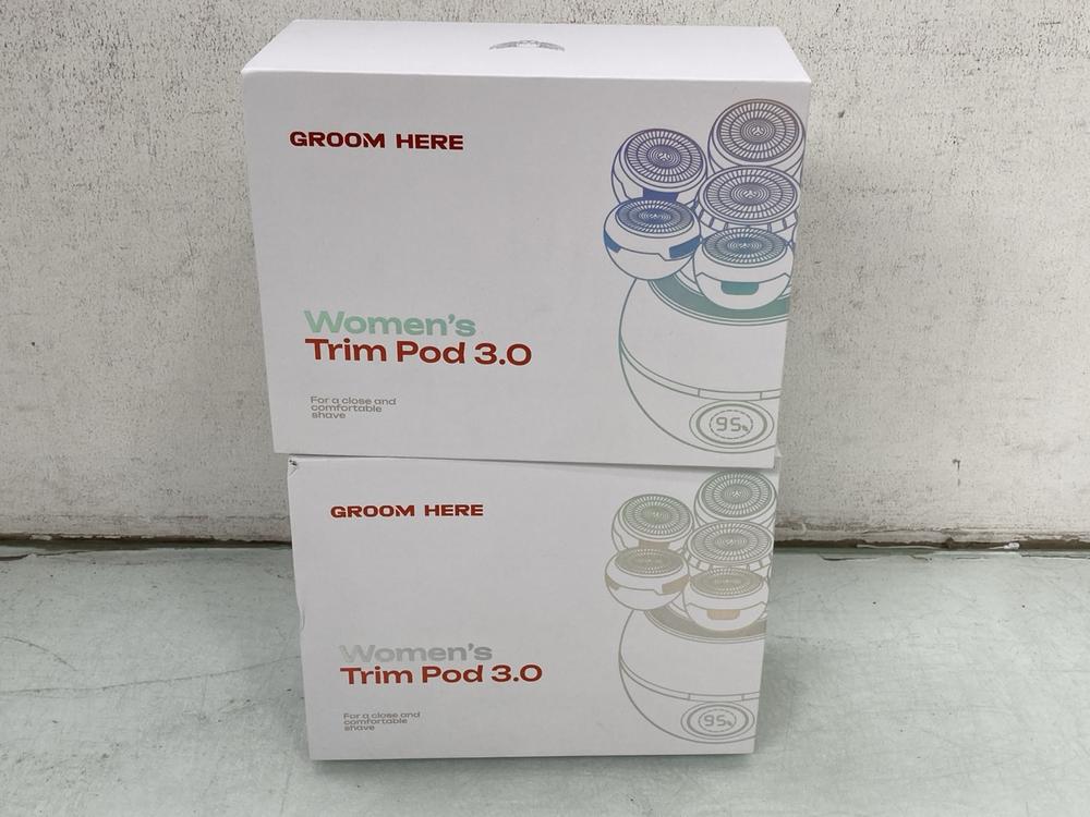 2 X WOMENS TRIM PODS 3.0 SHAVERS - COMBINED ORIGIN
