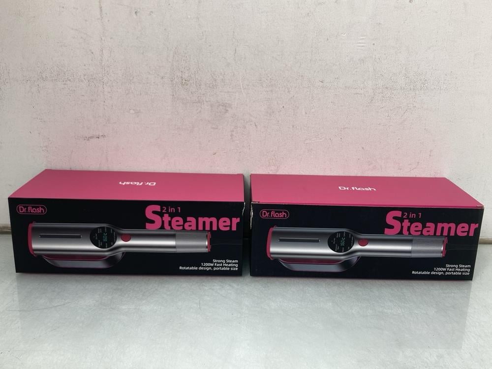 2 X DR FLASH 2 IN 1 STEAMERS: LOCATION - B5
