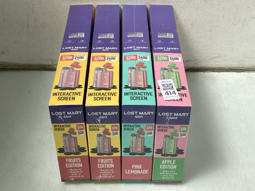 QTY OF ASSORTED LOST MARY VAPES TO INCLUDE LOST MA