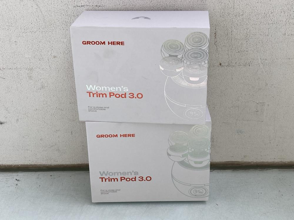 2 X GROOM HERE WOMENS TRIM POD 3.0 SHAVERS - COMBI