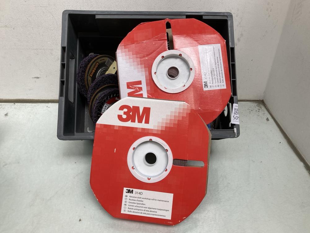 QTY OF ASSORTED HARDWARE ITEMS TO INCLUDE 3M SCOTC
