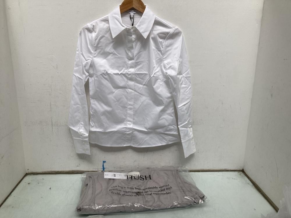 HOBBS LONDON VICTORIA SHIRT IN WHITE - UK 8 TO ALS