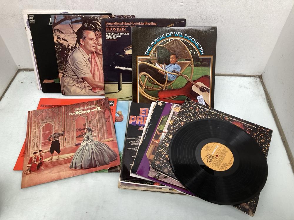 QTY OF ASSORTED RECORD VINYLS TO INCLUDE THE MUSIC