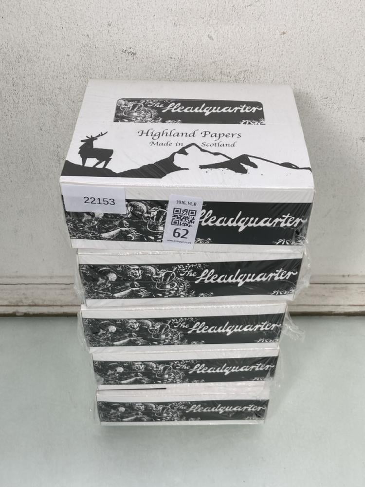 5 X BOXES OF THE HEADQUARTER HIGHLAND PAPERS: LOCA
