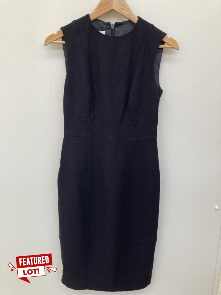 WOMENS HOBBS LONDON IVY DRESS IN NAVY UK SIZE 8 - 