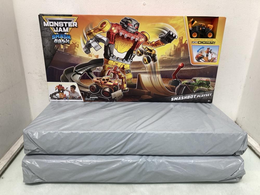 3 X MONSTER JAM SMASH BASH PLAYSET - COMBINED ORIG