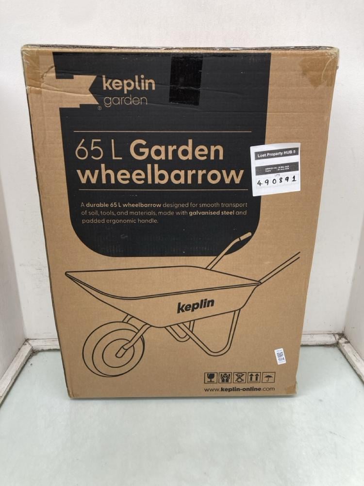 KEPLIN GARDEN 65L WHEELBARROW: LOCATION - B38