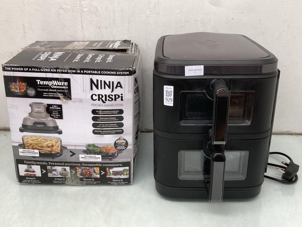 NINJA CRISPI PORTABLE GLASS AIR FRYER TO ALSO INCL