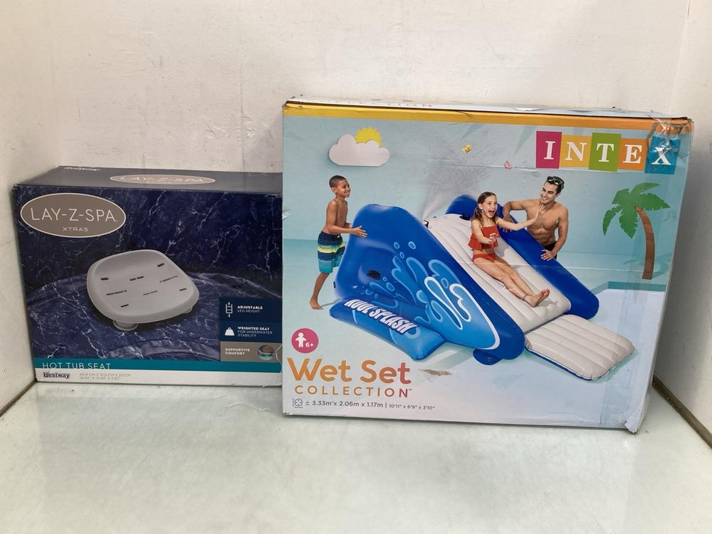 INTEX INFLATABLE SLIDE TO ALSO INCLUDE BESTWAY LAY