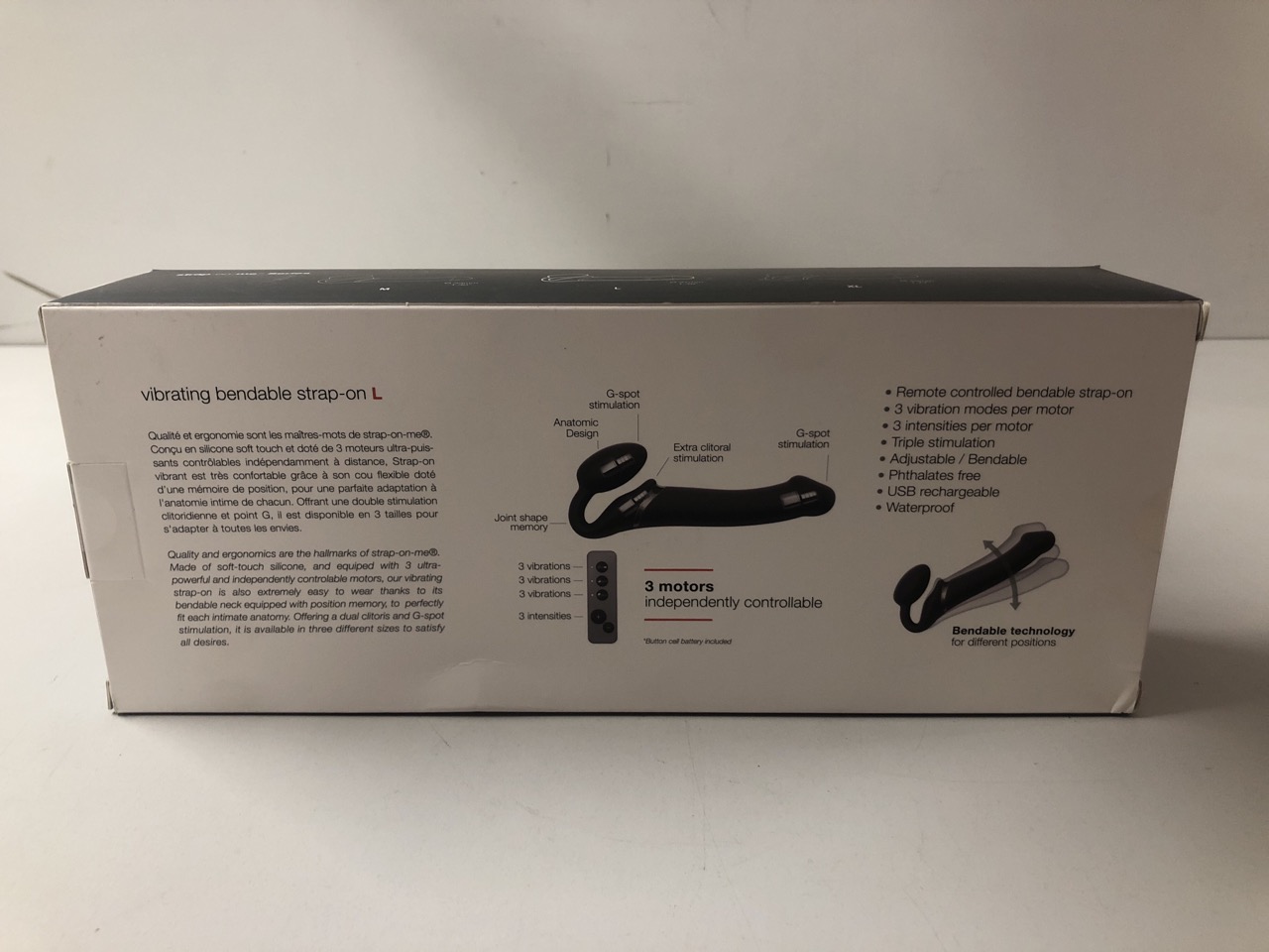 John Pye Auctions - STRAP-ON-ME VIBRATING BENDABLE STRAP-ON - SIZE L