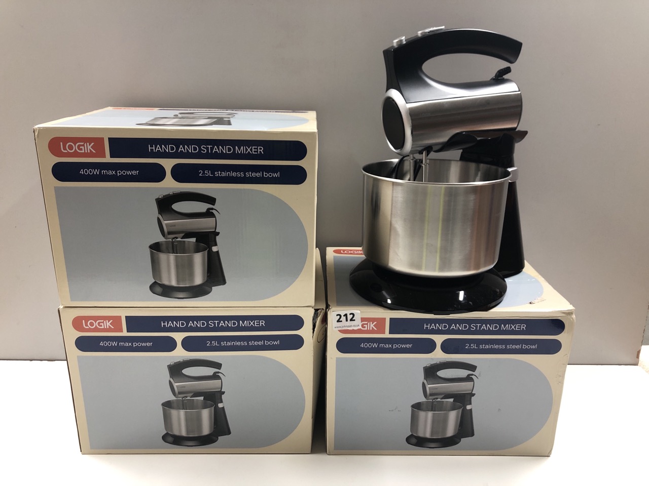 John Pye Auctions 4 X LOGIK L400TM21 HAND & STAND MIXERS