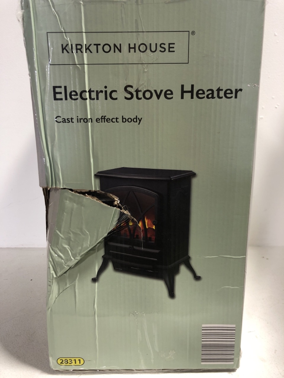 John Pye Auctions - 1X KIRKTON HOUSE ELECTRIC STOVE HEATER CAST IRON EFFECT  BODY RRP £80
