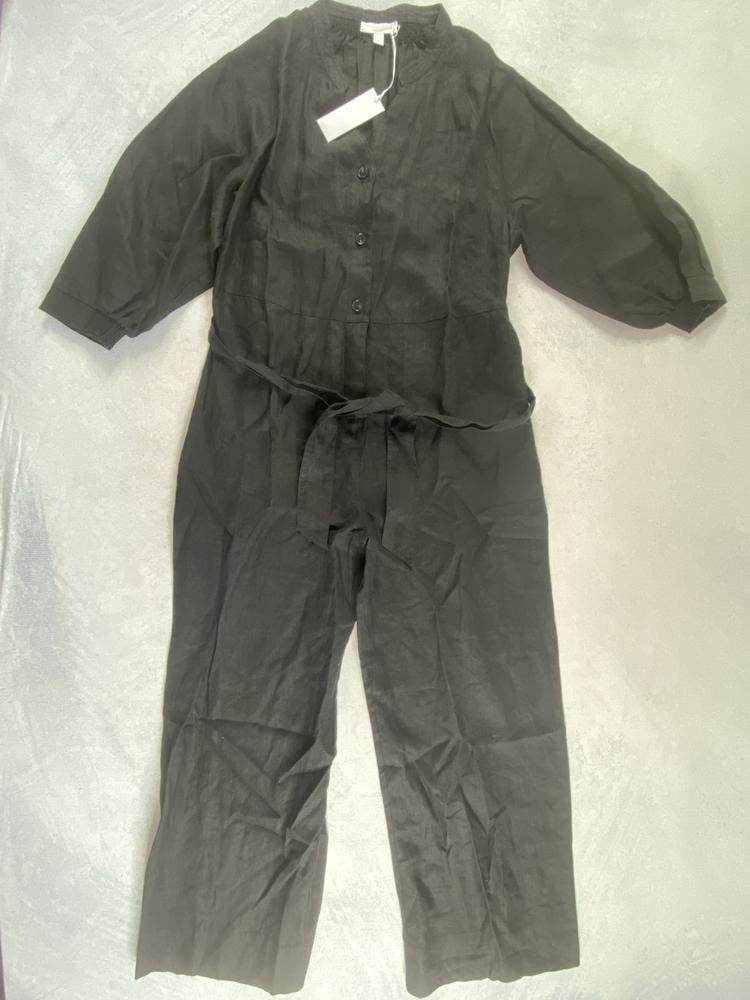 THE WHITE COMPANY LINEN TIE WAIST JUMPSUIT SIZE 16