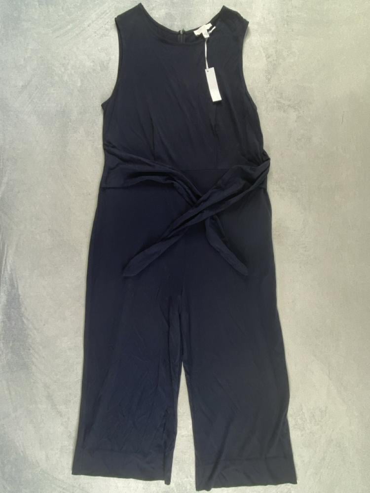 THE WHITE COMPANY CREW NECK TIE JUMPSUIT SIZE 16 O