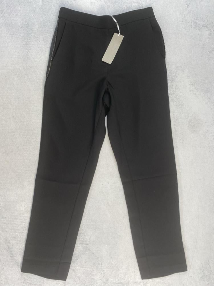 THE WHITE COMPANY SPARKLE TRIM TAPERED TROUSER SIZ
