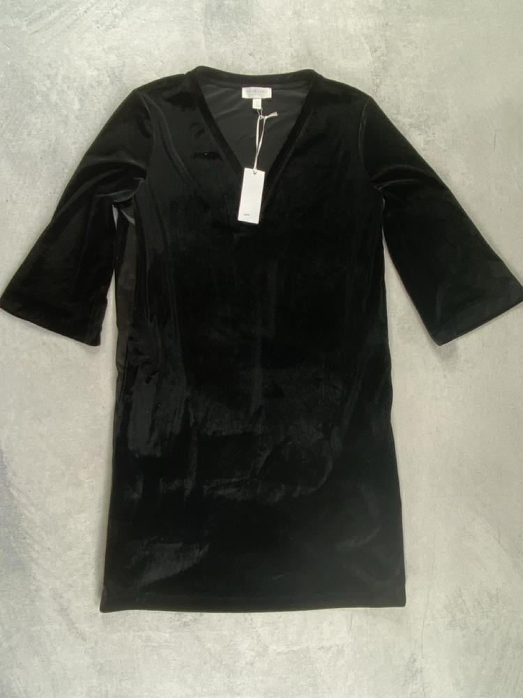 THE WHITE COMPANY JERSEY VELVET T-SHIRT DRESS SIZE