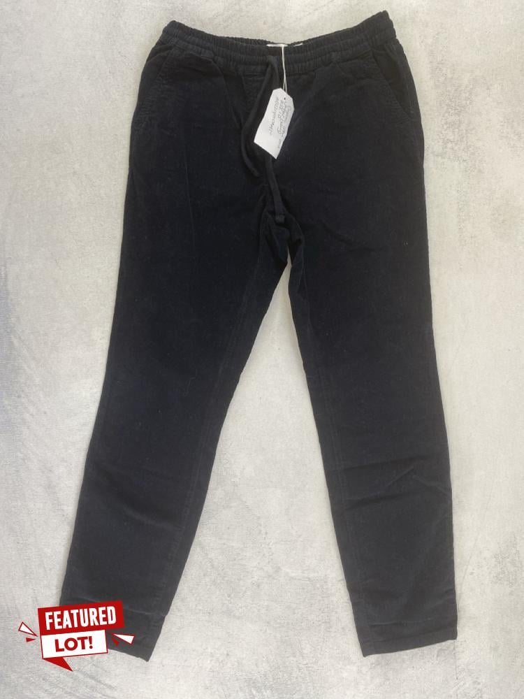 THE WHITE COMPANY ORGANIC COTTON CORD JOGGERS SIZE