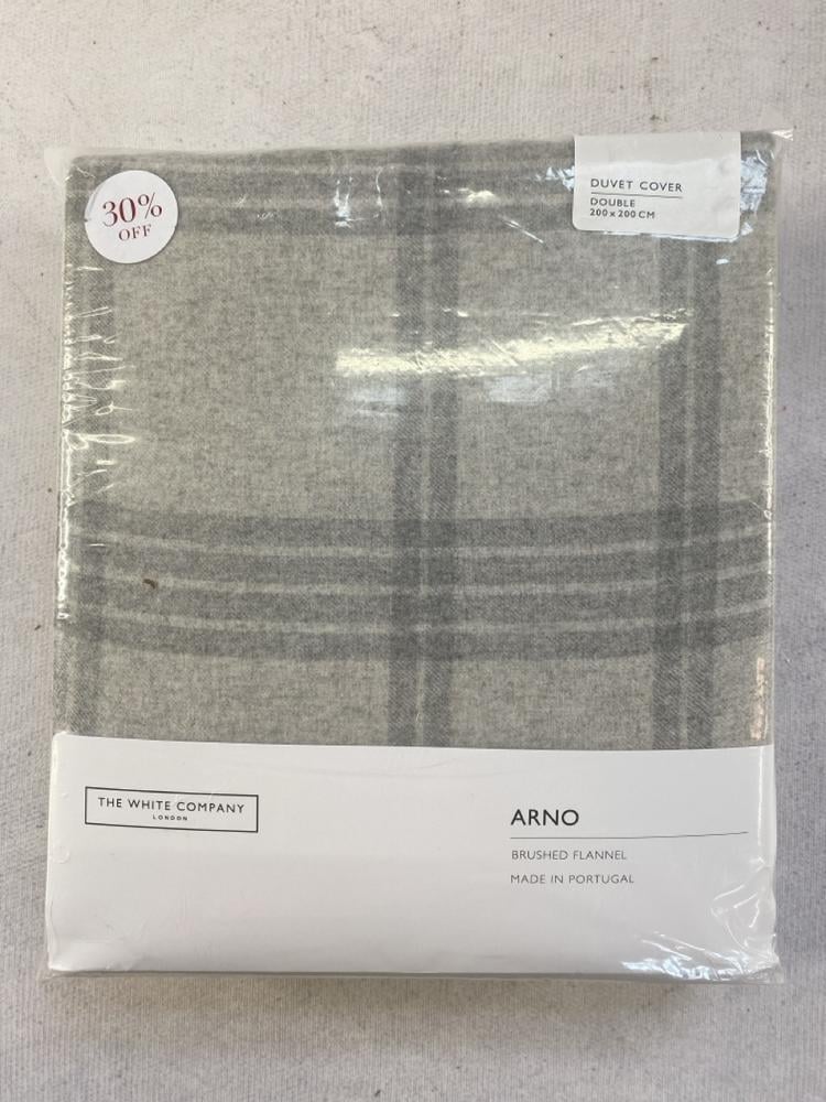 THE WHITE COMPANY DUVET COVER ARNO SIZE DOUBLE 200