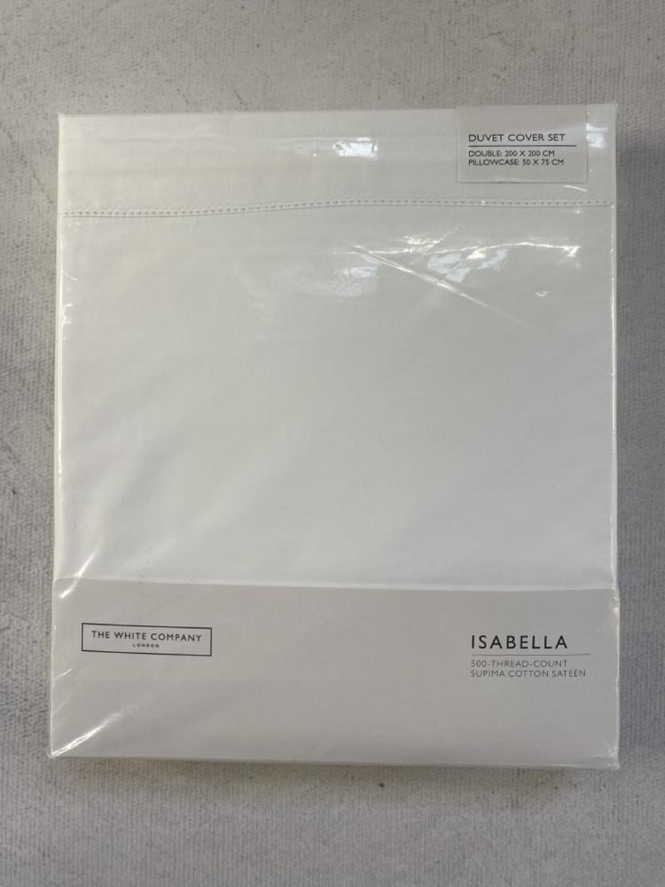 THE WHITE COMPANY DUVET COVER SET ISABELLA SIZE DO