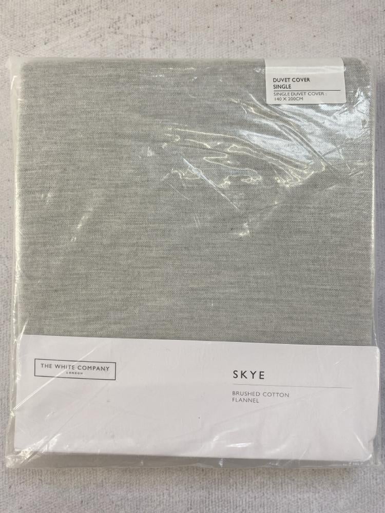 THE WHITE COMPANY DUVET COVER SKYE SIZE SINGLE 140