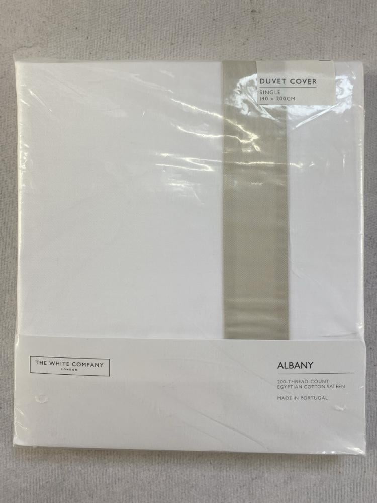 THE WHITE COMPANY DUVET COVER ALBANY SIZE SINGLE 1