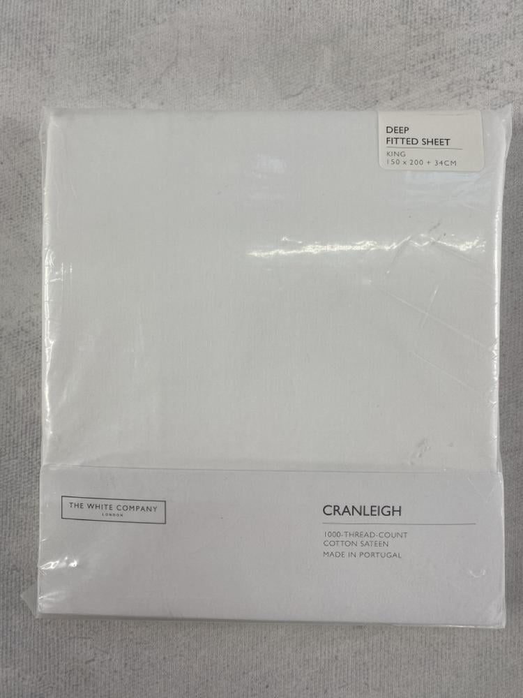 THE WHITE COMPANY DEEP FITTED SHEET CRANLEIGH SIZE