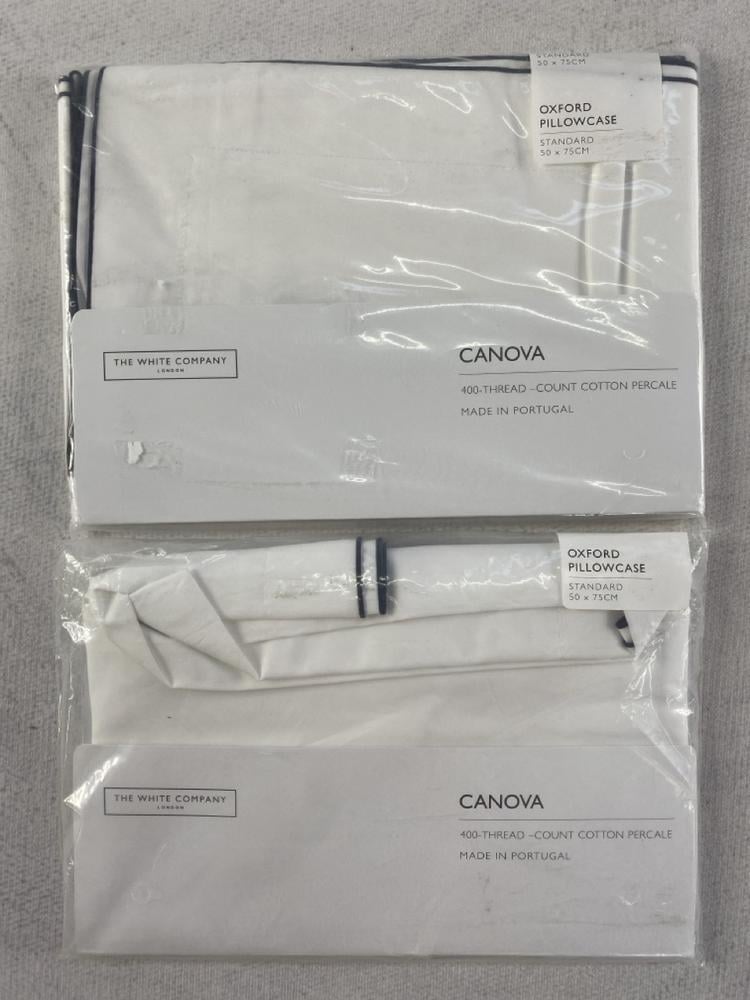 2 X THE WHITE COMPANY OXFORD PILLOW CASE CANOVA ST