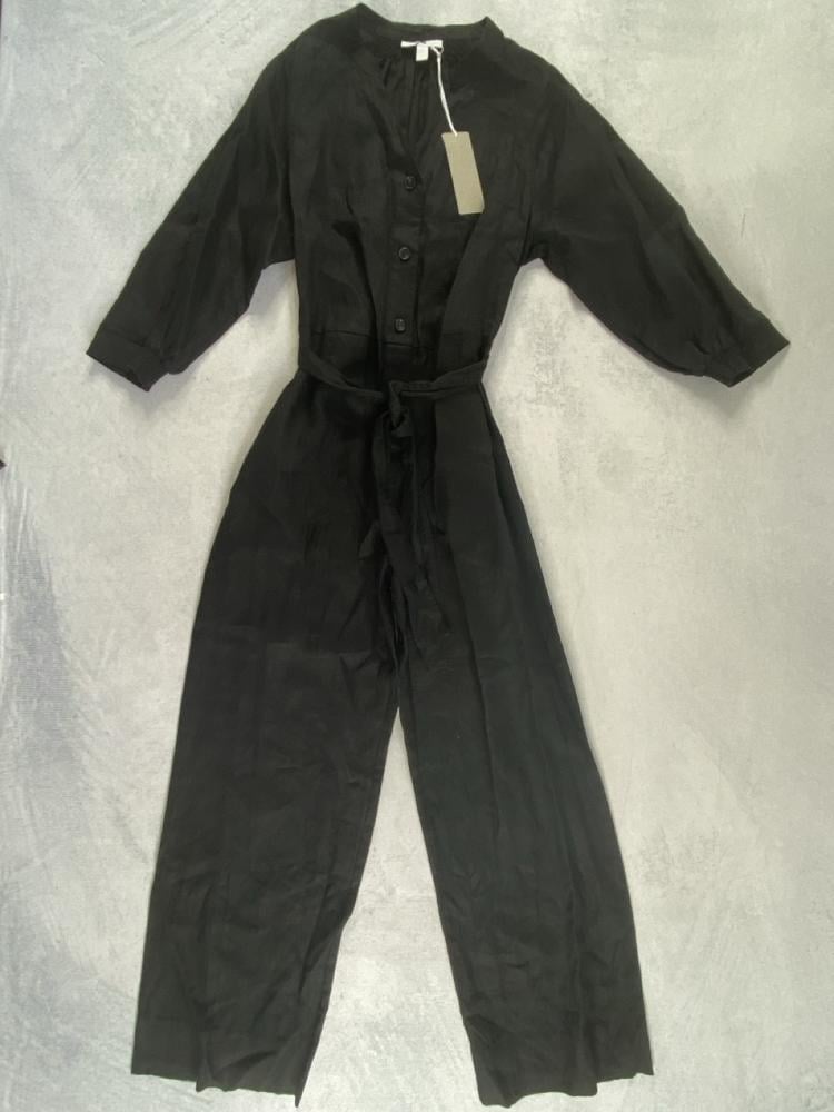 THE WHITE COMPANY LINEN THE WAIST JUMPSUIT SIZE 14