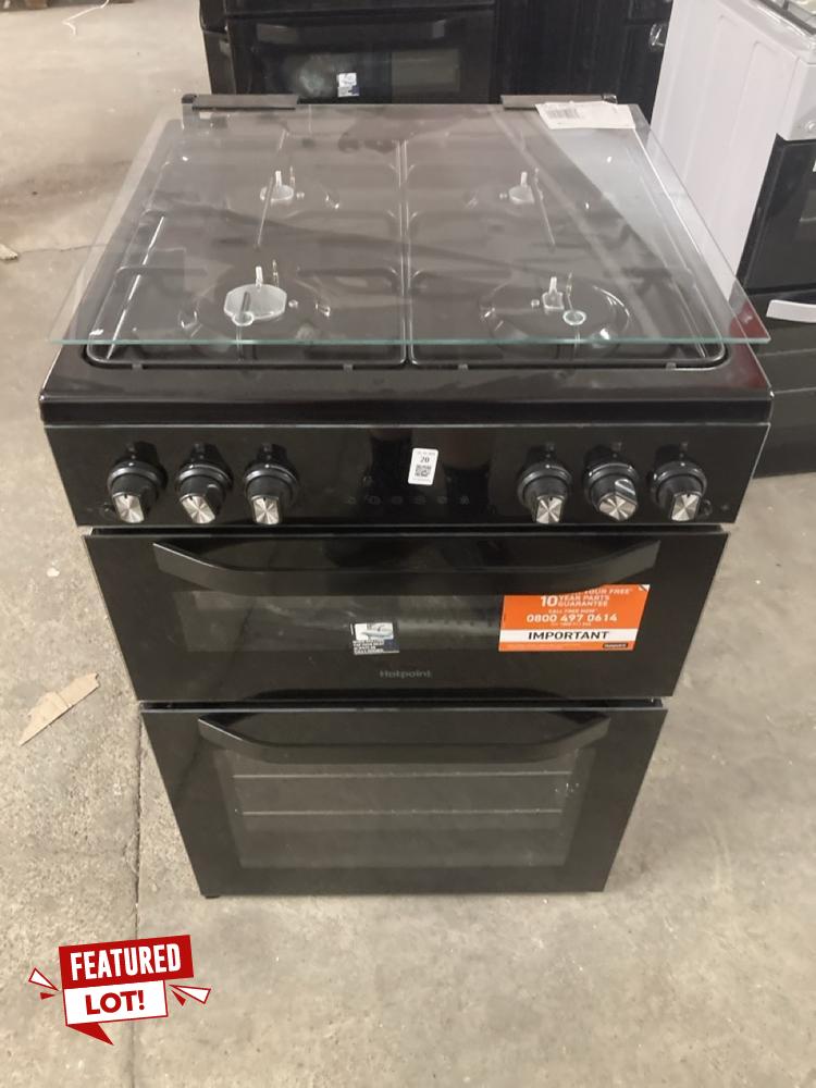 HOTPOINT FREESTANDING COOKER MODEL NO: HDG6GDCB1