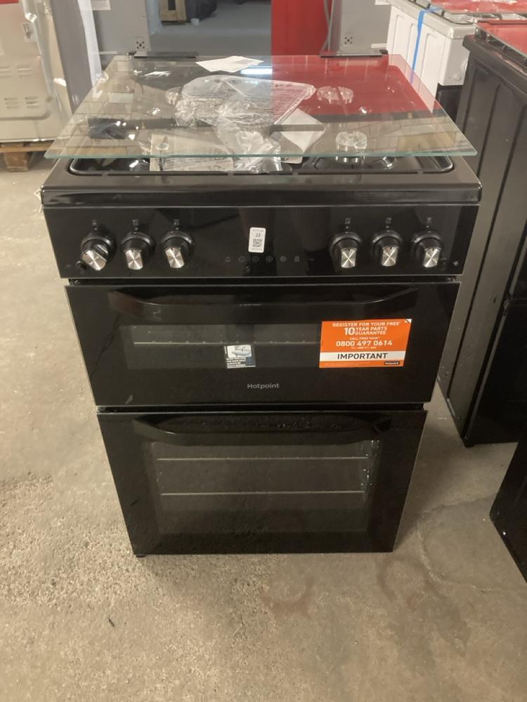 HOTPOINT FREESTANDING COOKER MODEL NO: HDG6GDCB1