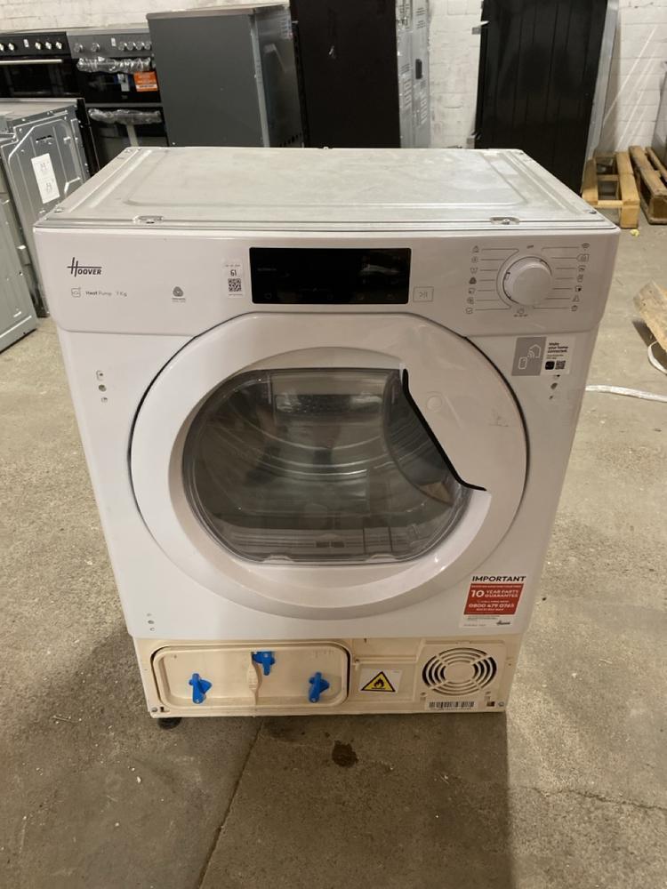 HOOVER INTEGRATED DRYER MODEL NO: BATDH7A1TE