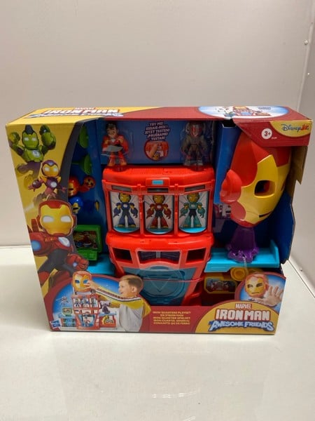 MARVEL IRON MAN AND FRIENDS IRON QUARTERS PLAYSET