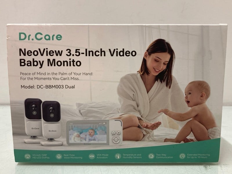 DR. CARE NEOVIEW 3.5" VIDEO BABY MONITOR (SEALED)