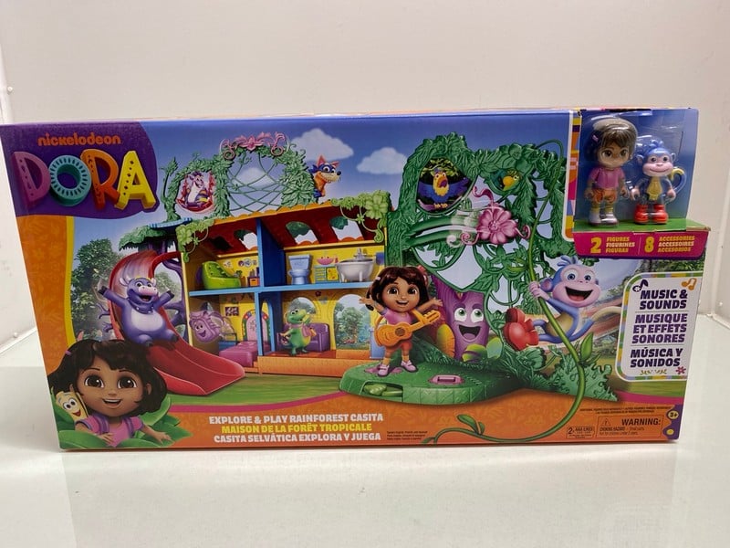 NICKELODEON DORA EXPLORE & PLAY RAINFOREST CASITA
